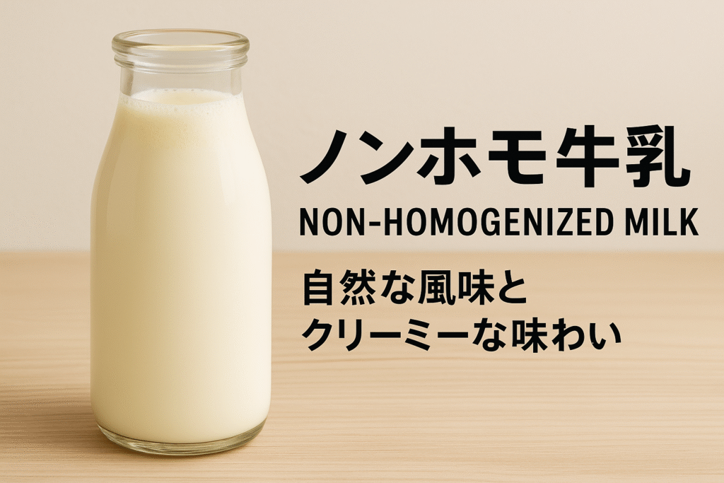 ノンホモ牛乳(ノンホモジナイズ)