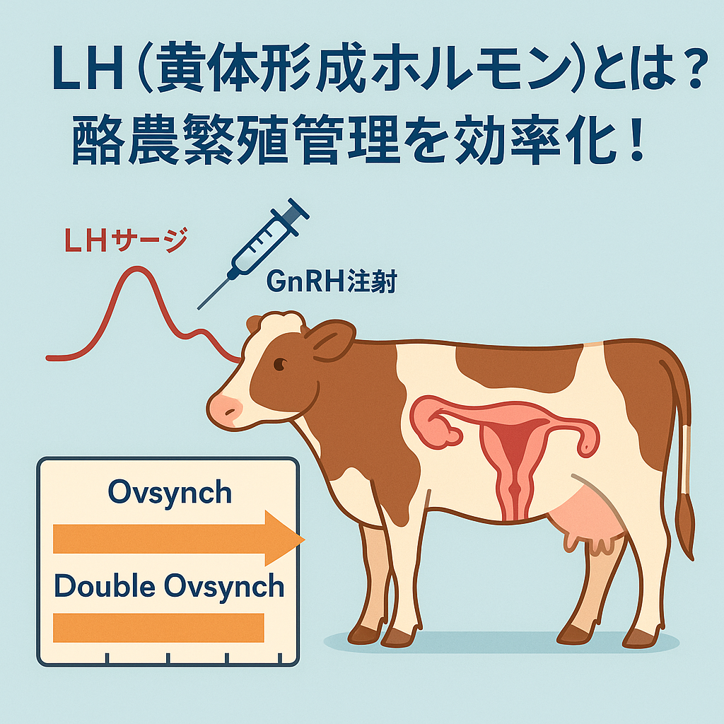 酪農の繁殖管理：LHとOvsynchプログラムの概要