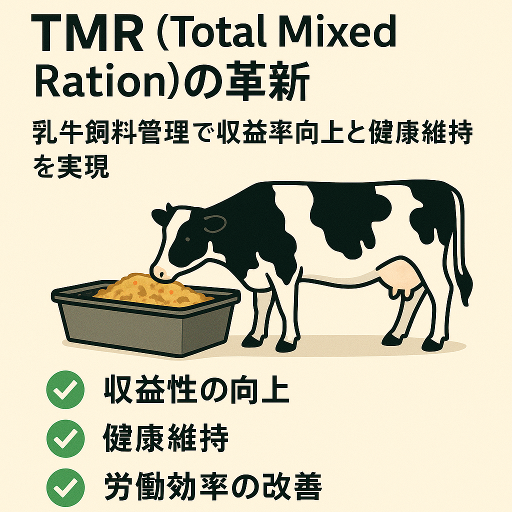 TMR(全混合飼料)の効果