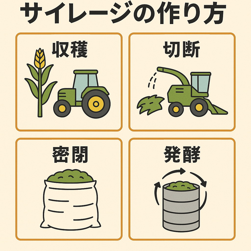 サイレージの作り方
