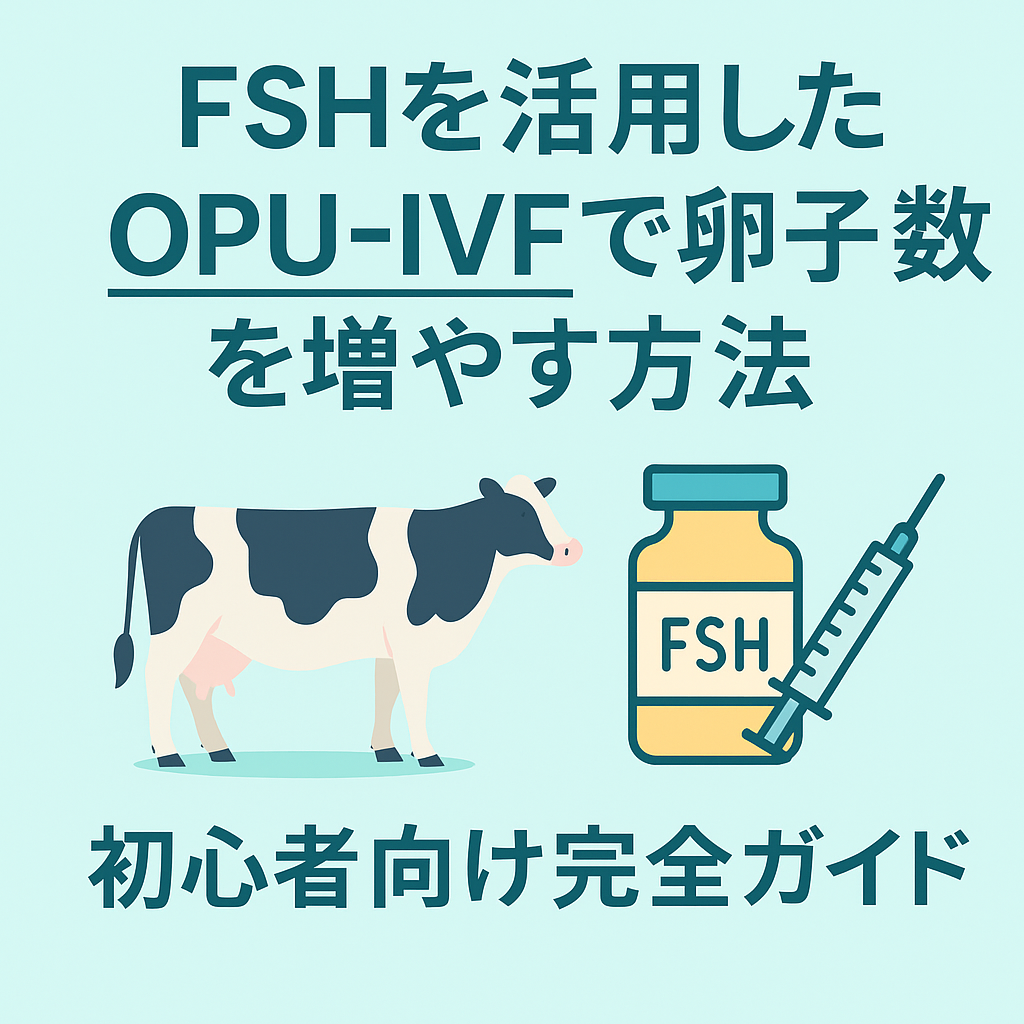 FSHとOPU-IVFを活用した繁殖管理の解説アイキャッチ画像