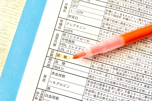 尿酸のイメージ図｜血液中の尿酸値と体内での生成メカニズム