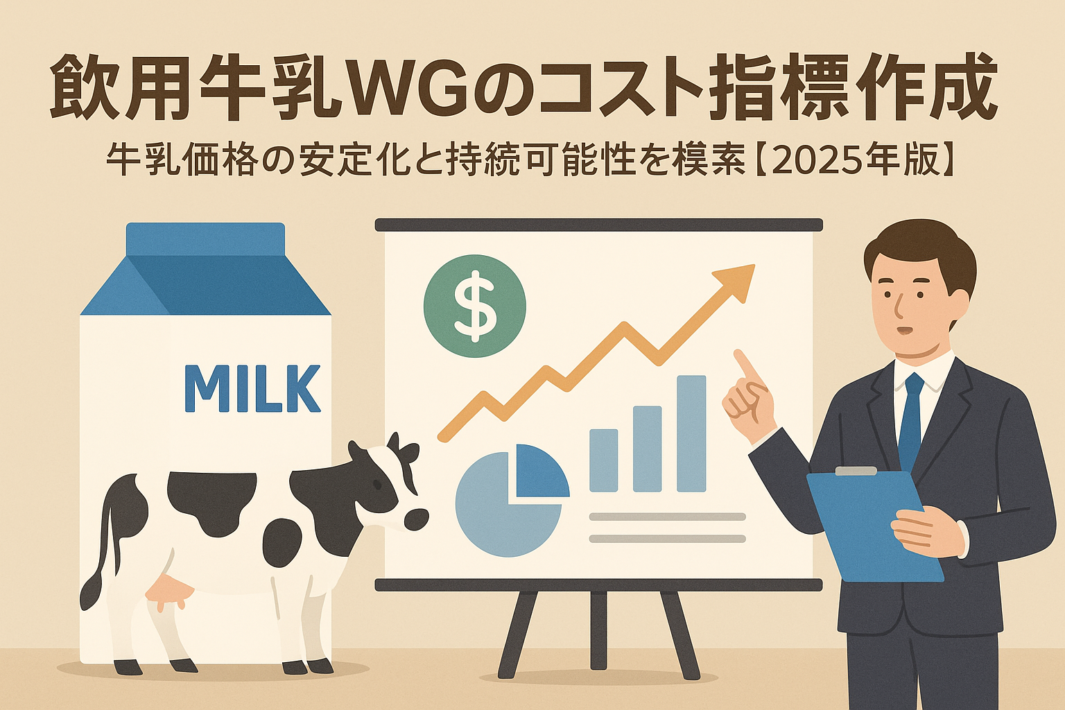 牛乳の価格形成を支えるコスト指標｜牛乳WGが進める透明化と公正な交渉