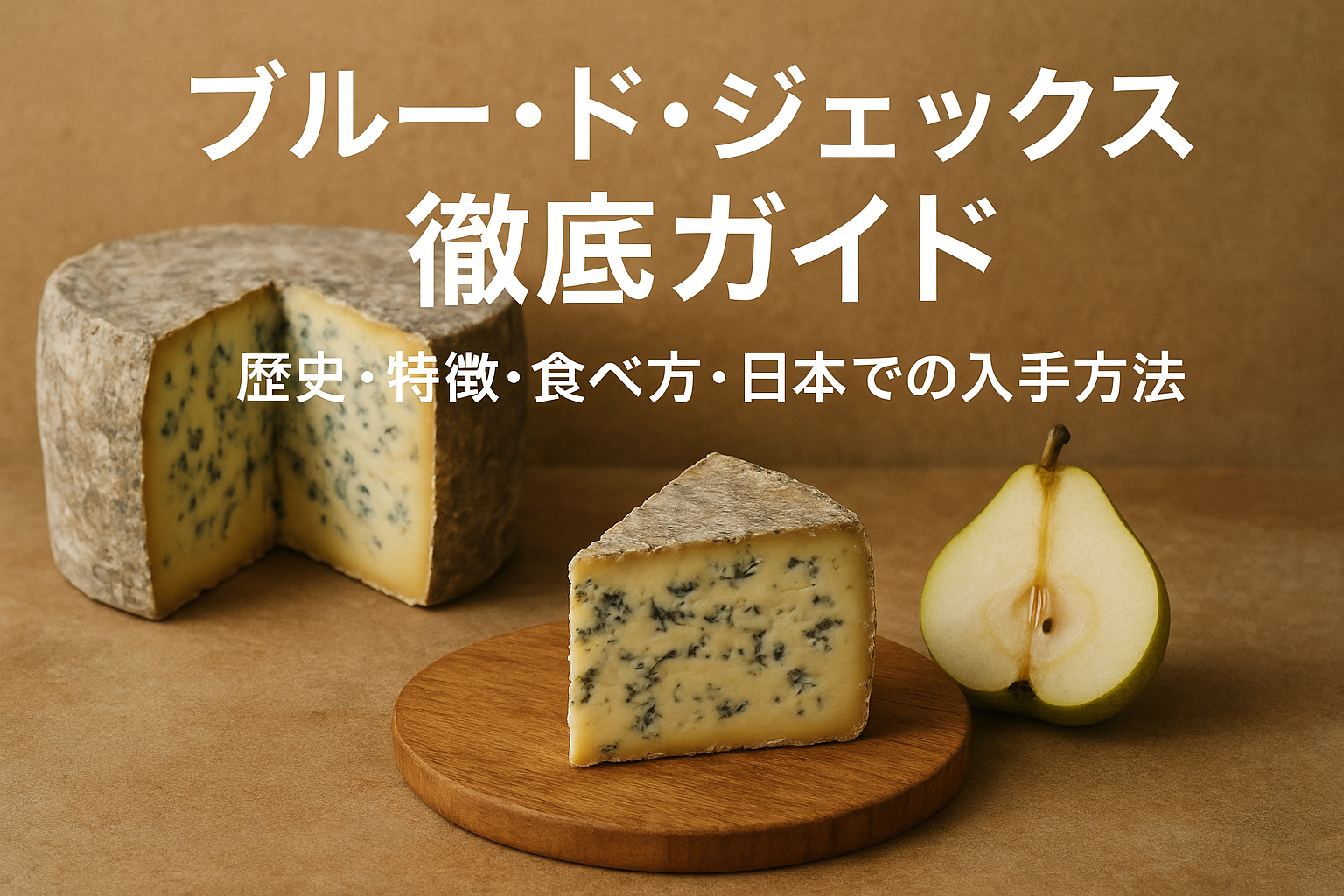 ブルー・ド・ジェックス（Bleu de Gex）の歴史と特徴、食べ方や日本での入手方法を紹介する青カビチーズの写真