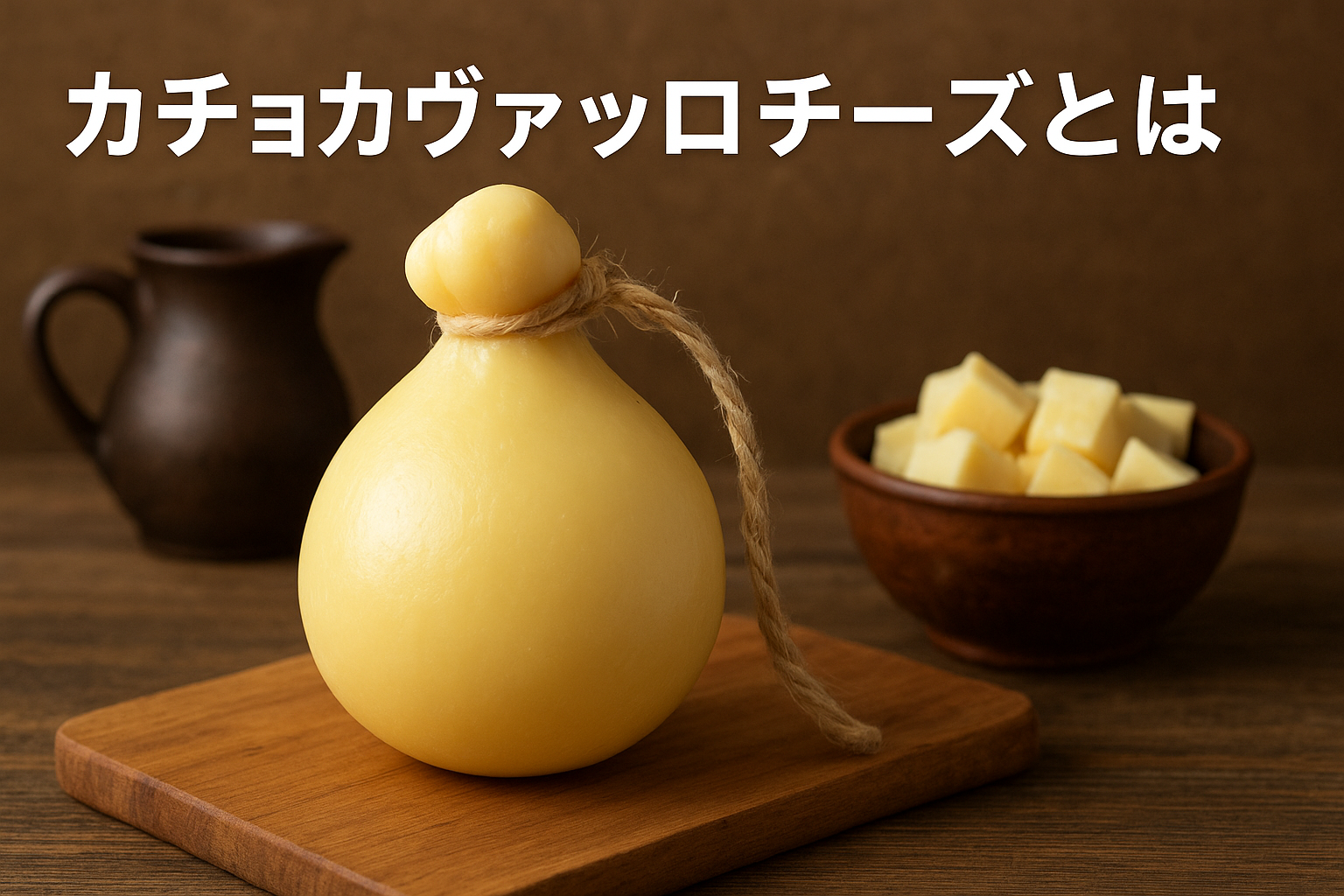 カチョカヴァッロチーズとは？歴史や食べ方を解説するアイキャッチ画像