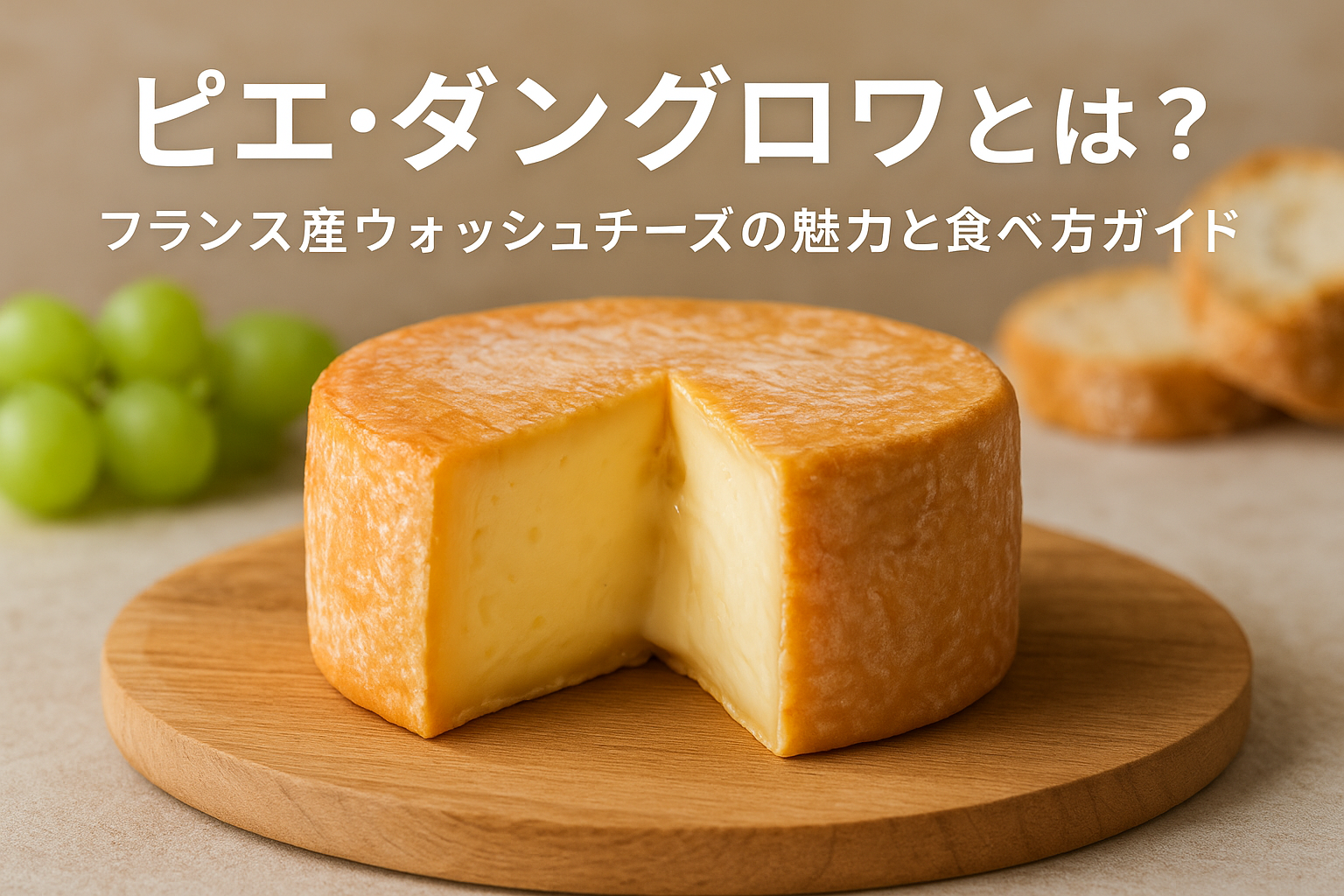 ピエ・ダングロワ とは フランス産ウォッシュチーズ 食べ方と魅力ガイド