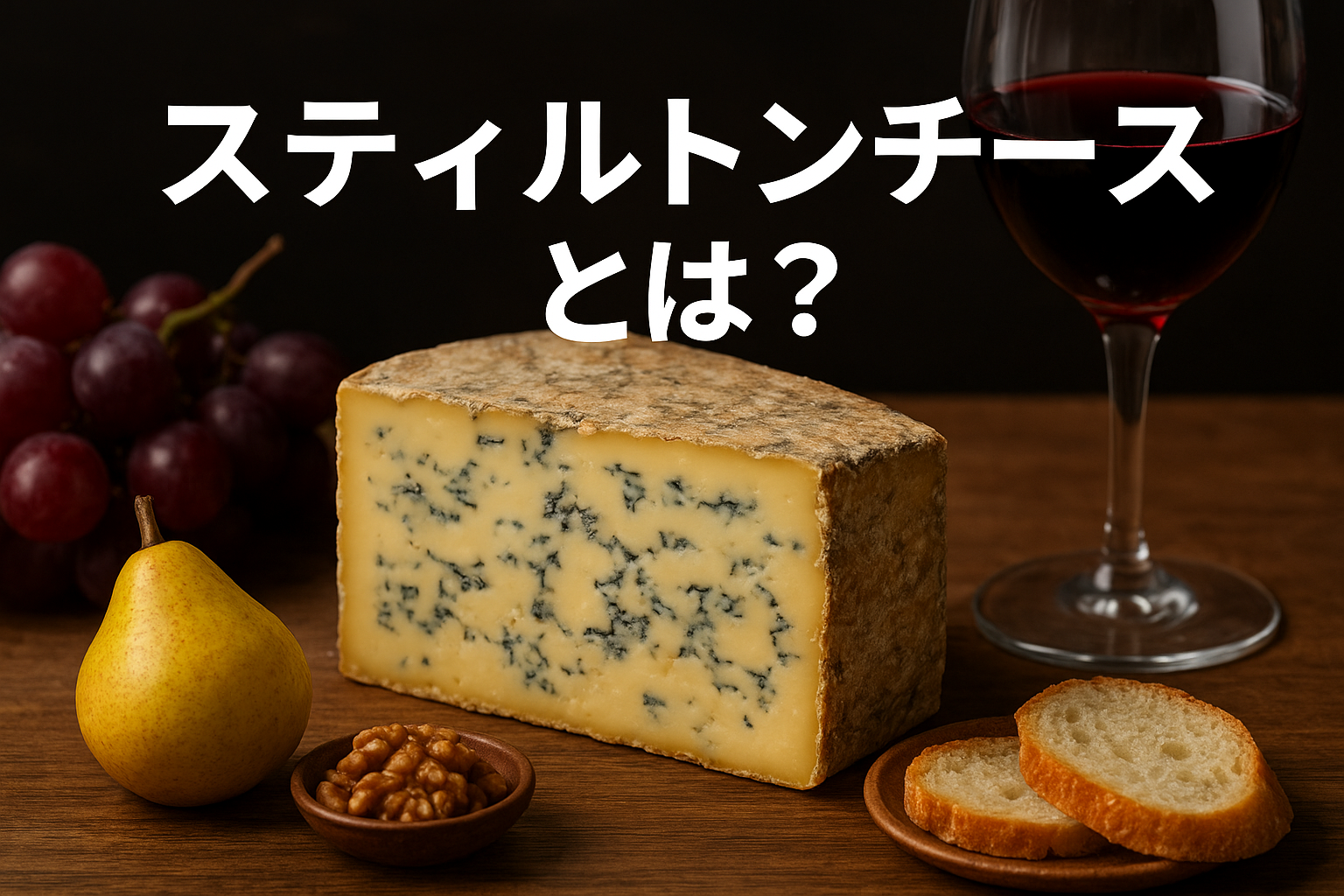 スティルトンチーズとワインやフルーツの組み合わせ｜世界三大ブルーチーズ