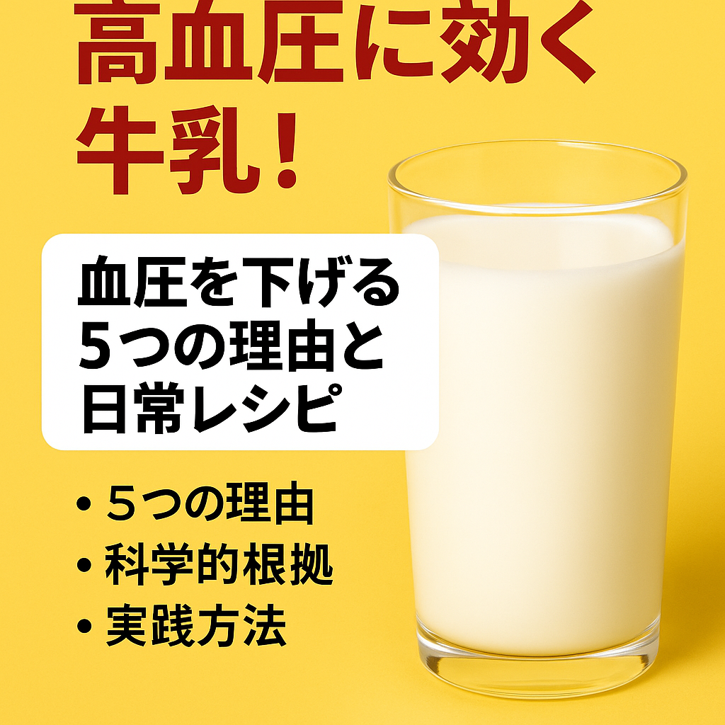 低脂肪牛乳とヨーグルトで血圧を下げる健康的な食事