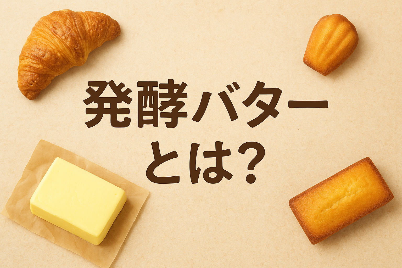 発酵バターとは?普通のバターとの違いと特徴を解説