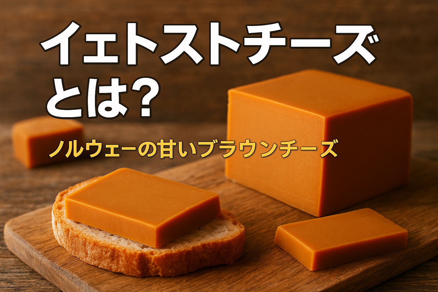 イェトストチーズとは？ノルウェーの甘いブラウンチーズと食べ方