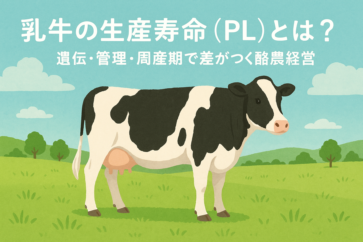 乳牛の生産寿命を延ばす酪農管理の現場