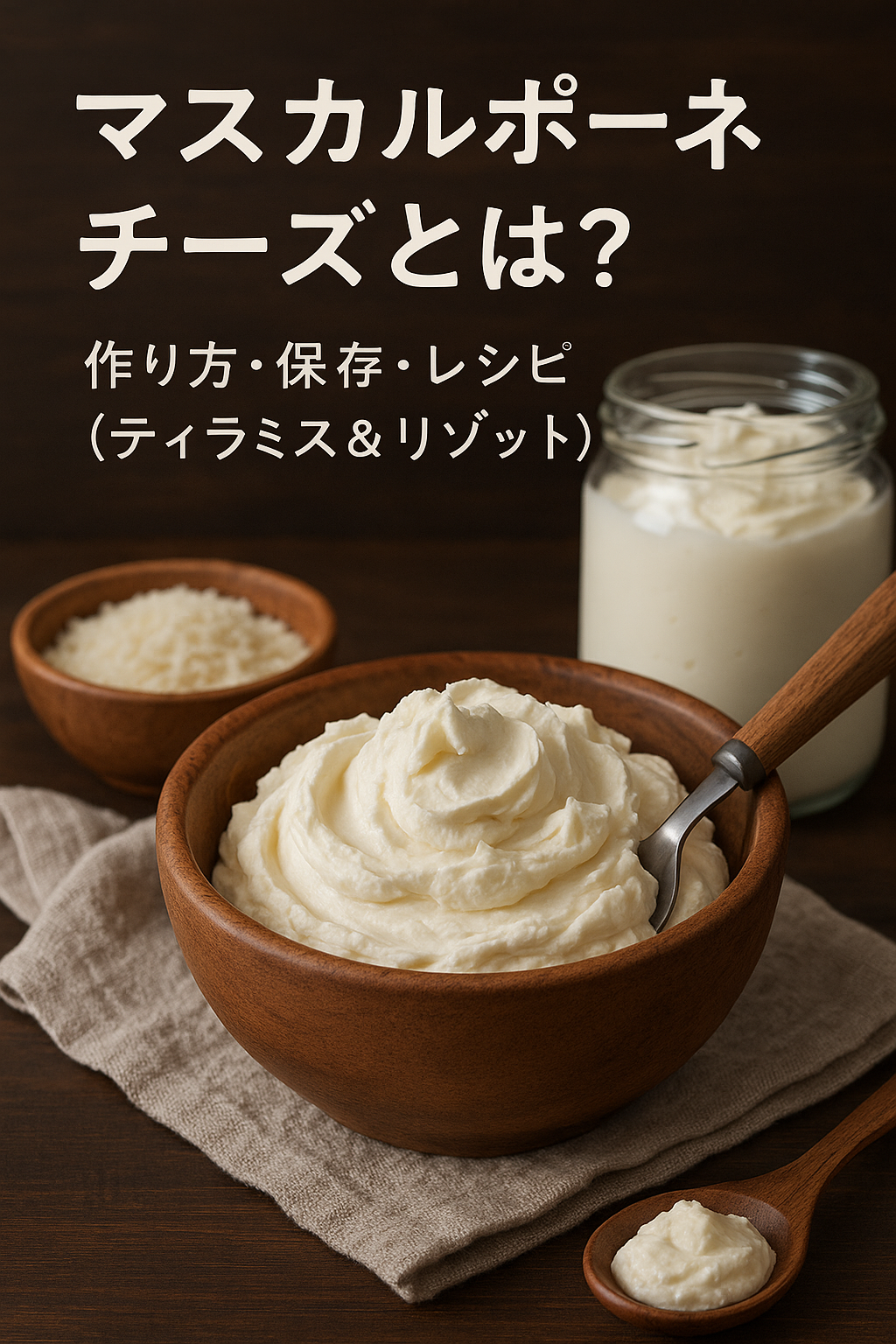マスカルポーネチーズの作り方と人気レシピ｜ティラミス・リゾットに最適な滑らかチーズ