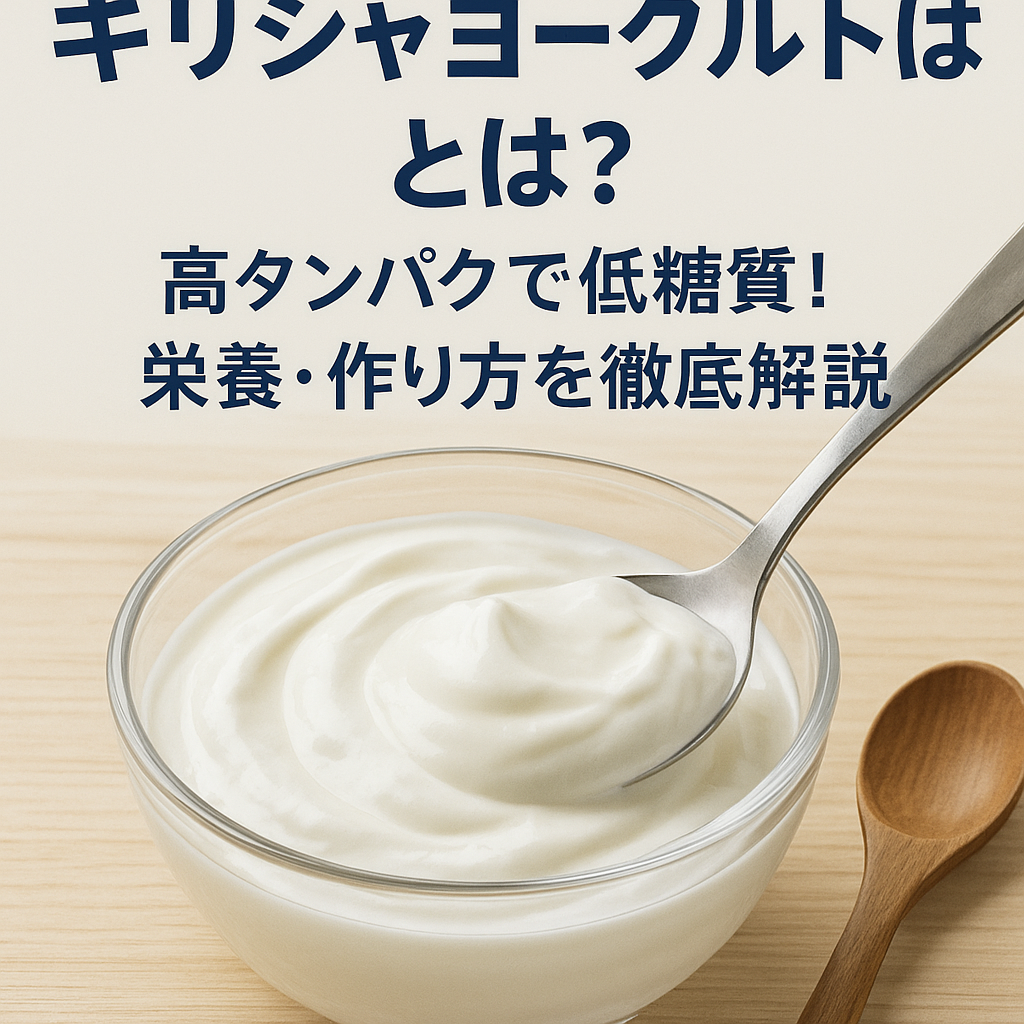 ギリシャヨーグルトの濃厚でクリーミーな器