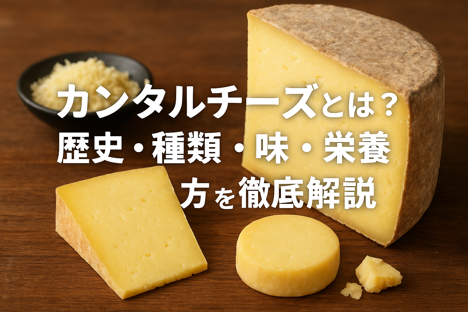 カンタルチーズの種類と美味しい食べ方