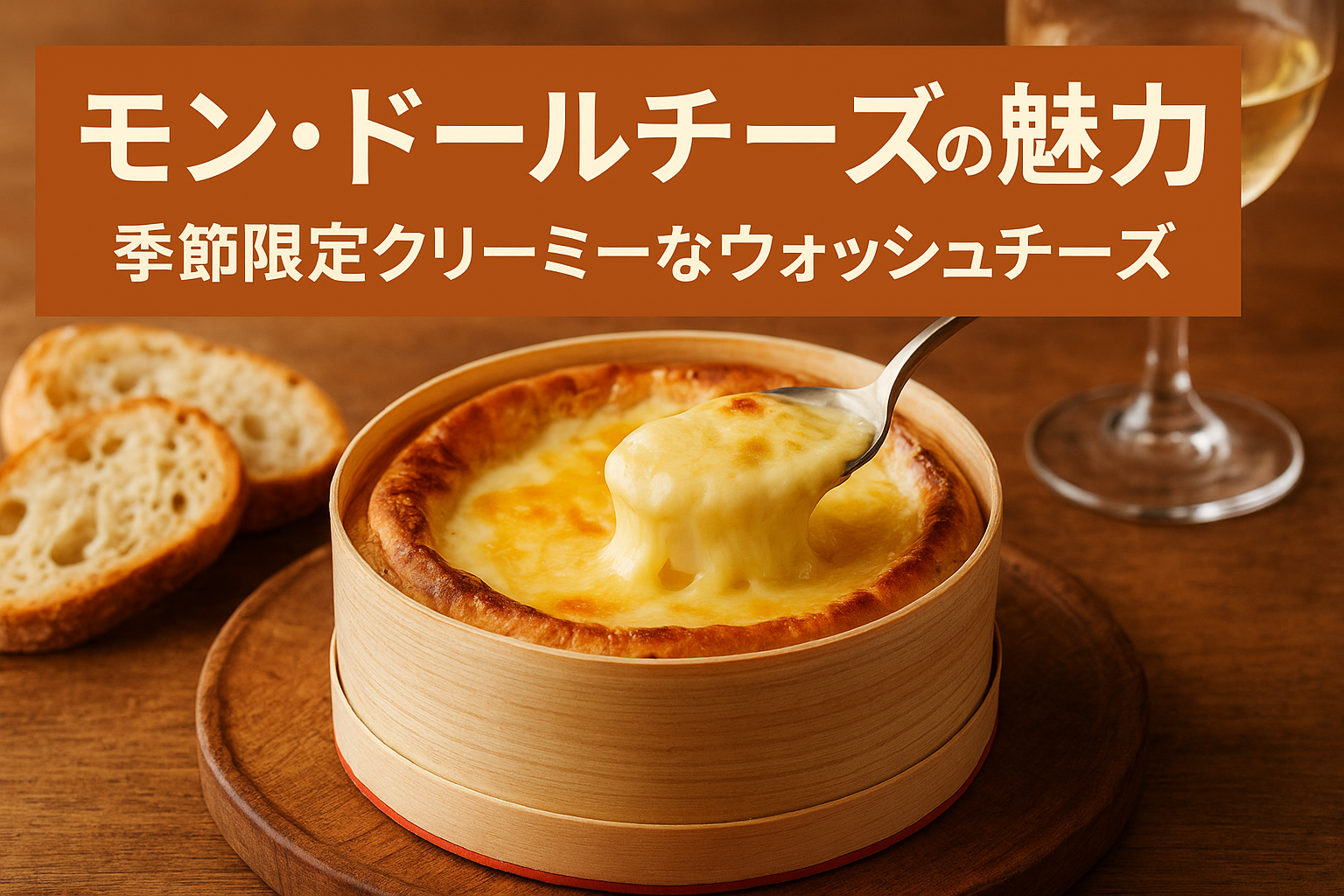 オーブンでトロトロに溶けたモン・ドールチーズ