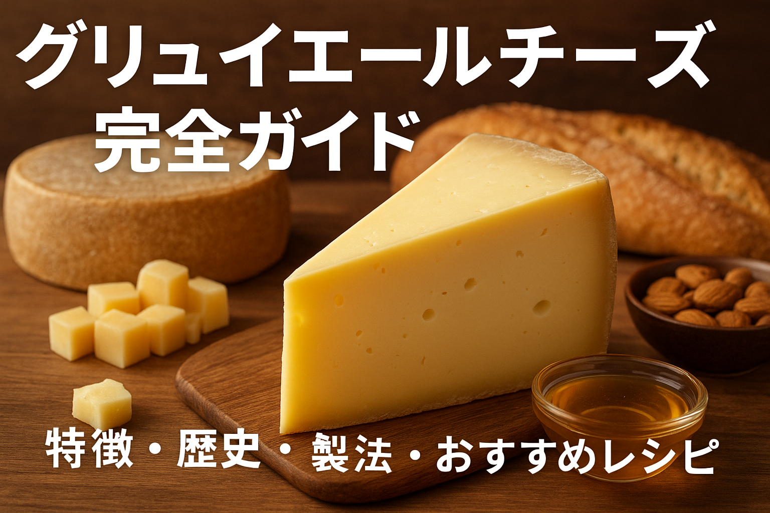 グリュイエールチーズと料理の紹介