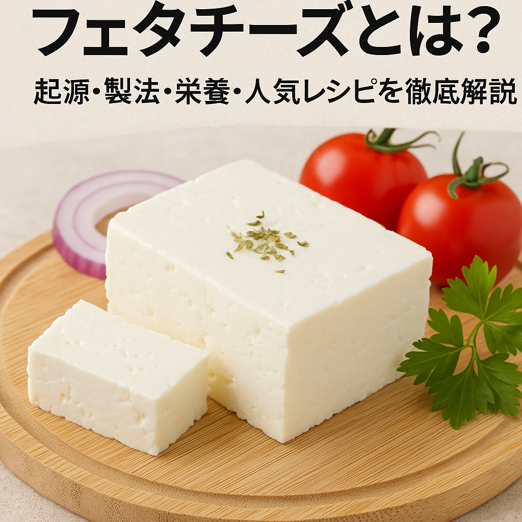 フェタチーズの栄養と人気レシピを紹介するギリシャ料理のイメージ