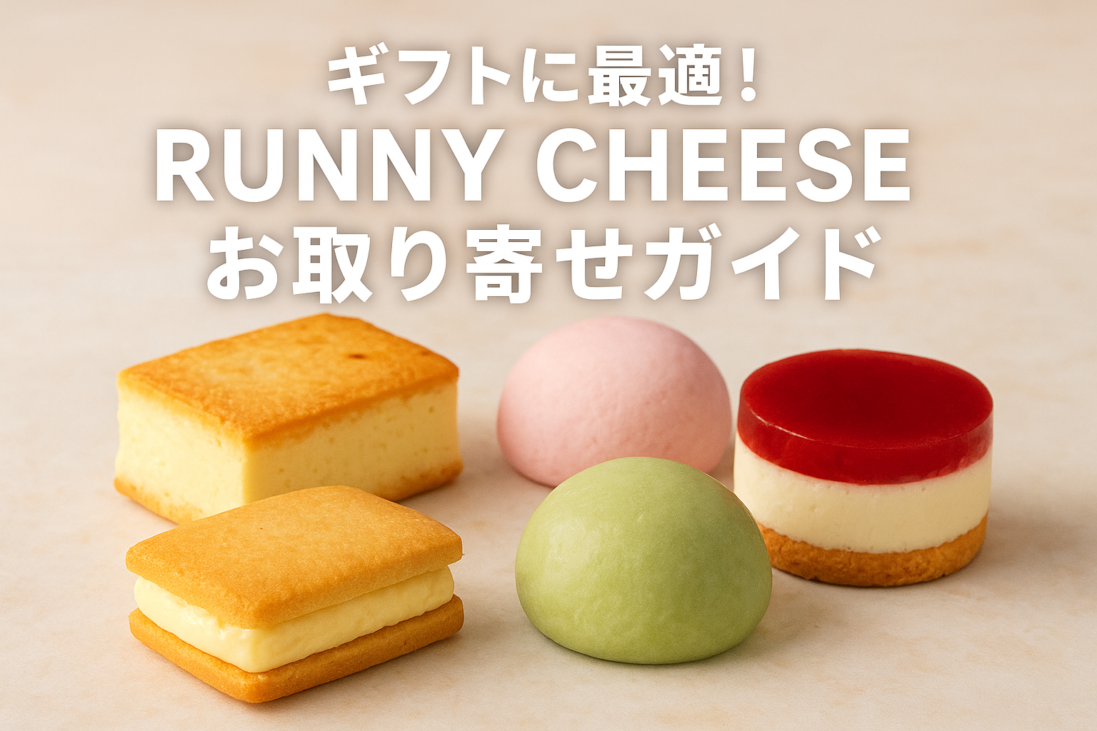 RUNNY CHEESE 羽二重バターチーズサンドと人気チーズスイーツのお取り寄せギフト