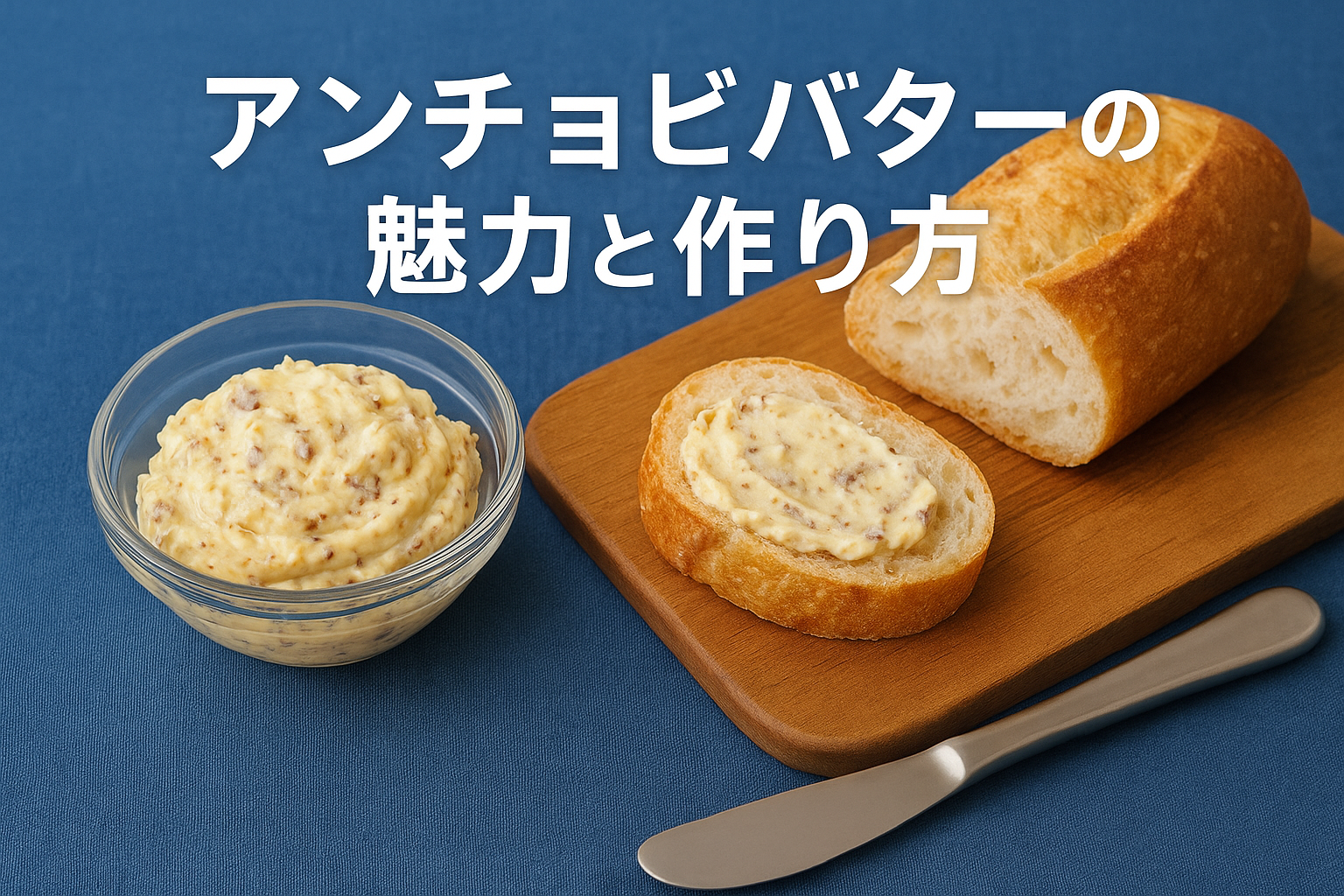 アンチョビバターの作り方と活用法｜パンやパスタに合う万能調味料