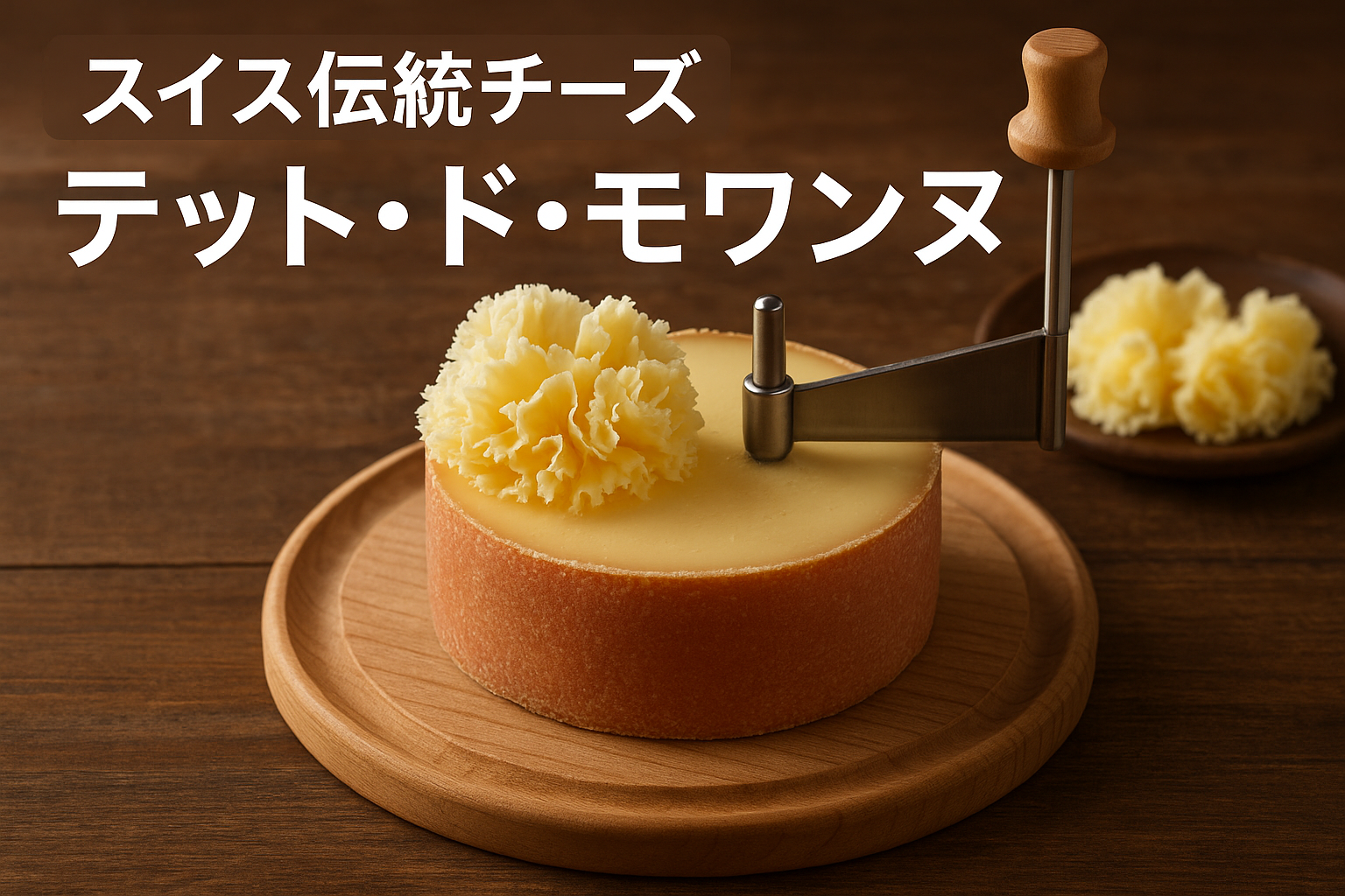 「スイス伝統チーズ テット・ド・モワンヌ｜歴史と食べ方