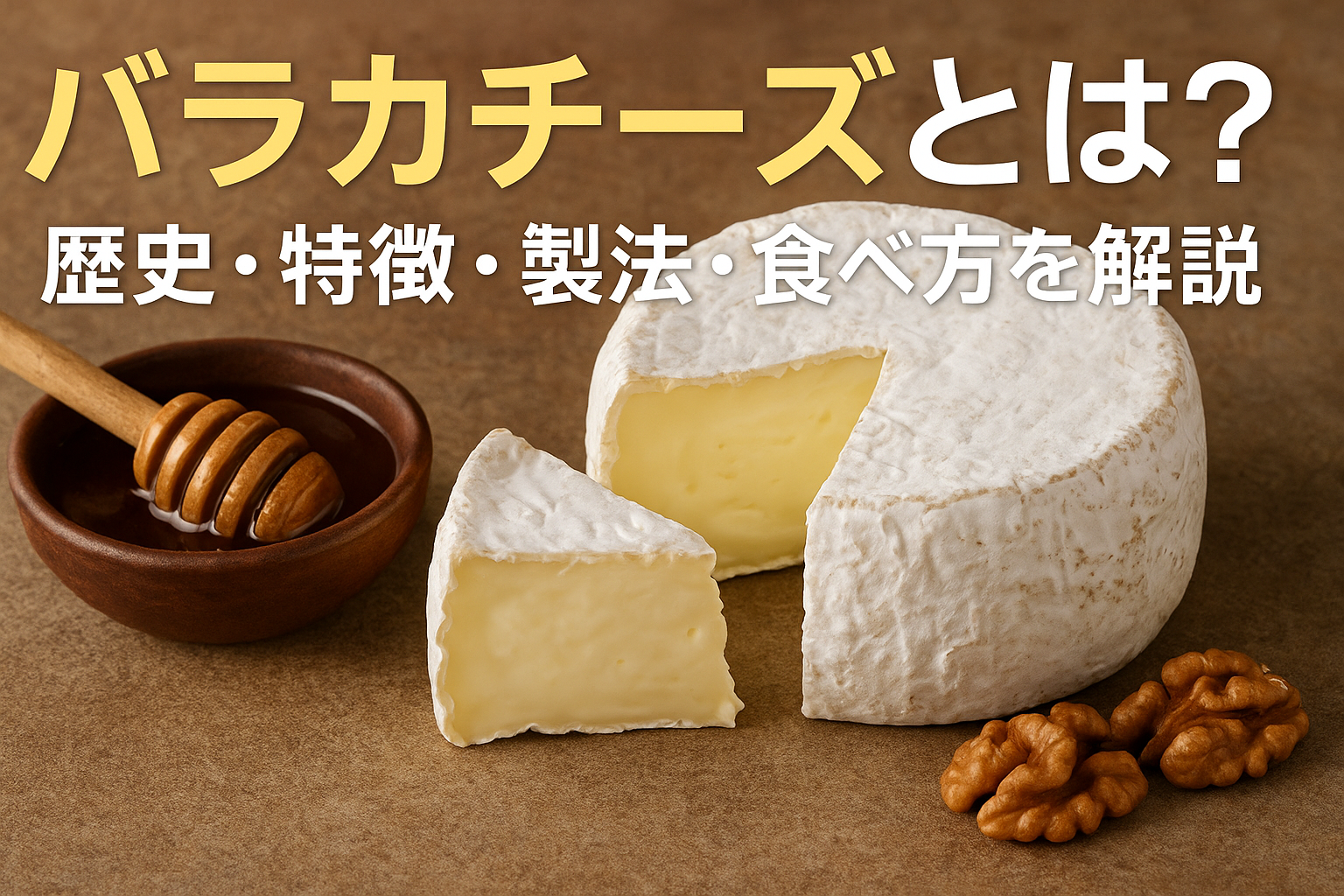 バラカチーズとは？歴史・特徴・製法・食べ方を解説するアイキャッチ画像