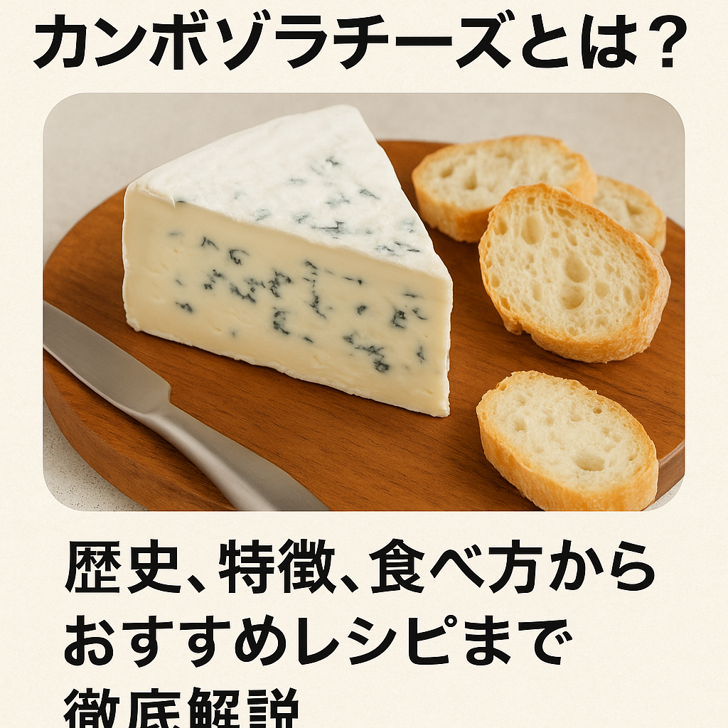 カンボゾラチーズのクリーミーなブルーチーズとトースト