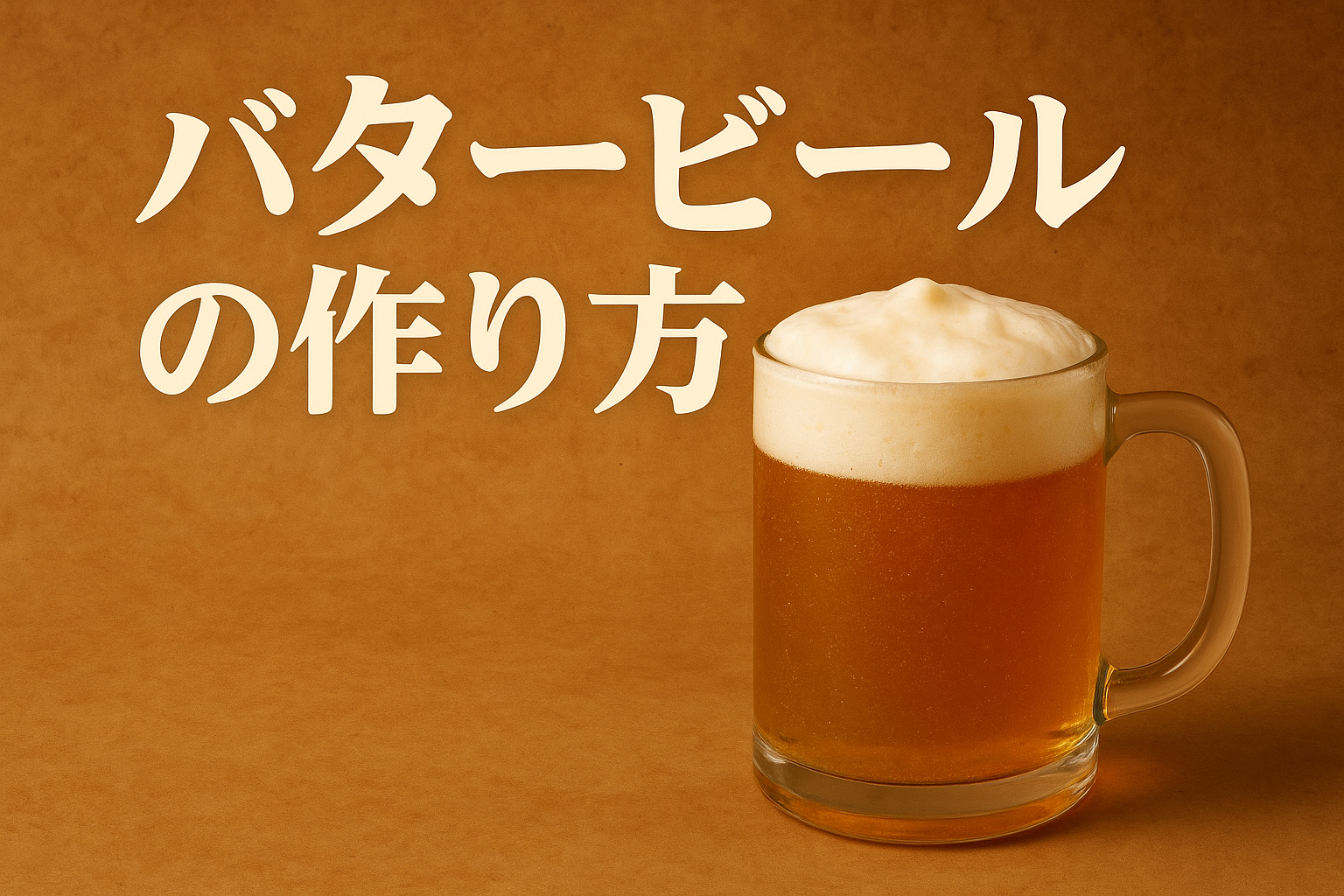 自宅で作るハリーポッター風バタービール、クリーミー泡のドリンク