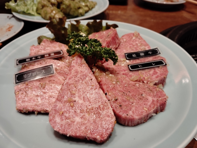 和牛のヒレとリブロース生肉｜高級部位のスライス