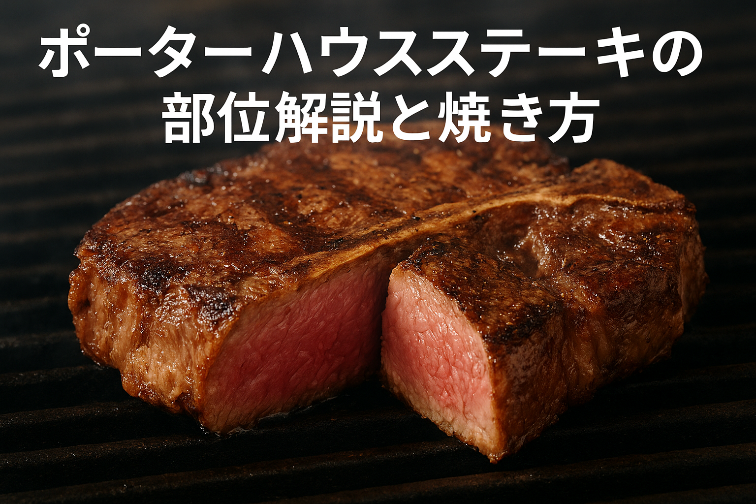 ポーターハウスステーキの部位解説と焼き方｜Tボーンとの違いを図解で紹介