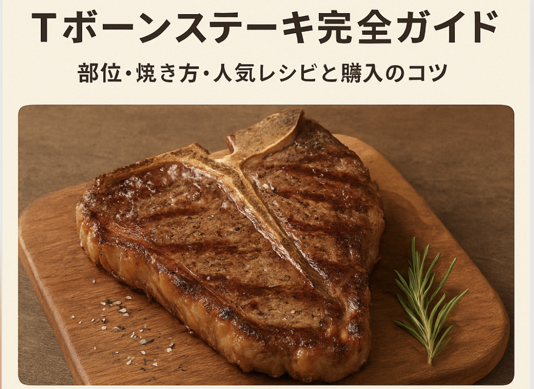 Tボーンステーキの部位と焼き方を解説する完全ガイド｜サーロインとヒレを一度に味わえる骨付きステーキ