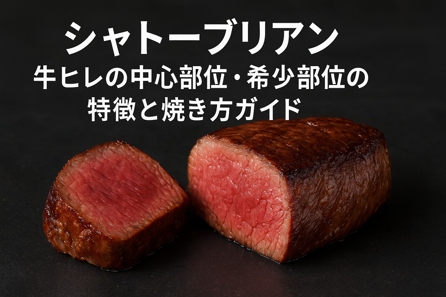 シャトーブリアンステーキ｜牛ヒレの中心部位・希少部位の特徴と焼き方ガイド