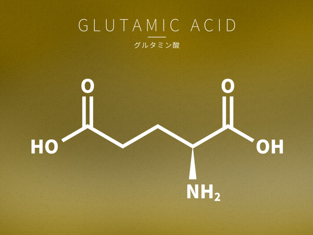 グルタミン酸の化学式と構造式｜C₅H₉NO₄で示す酸性アミノ酸