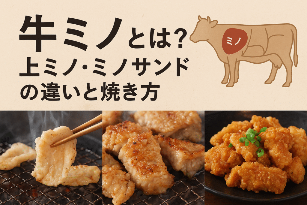 牛肉ミノとは?上ミノ・ミノサンドの違いと失敗しない焼き方 | らくする|酪農専門メディア