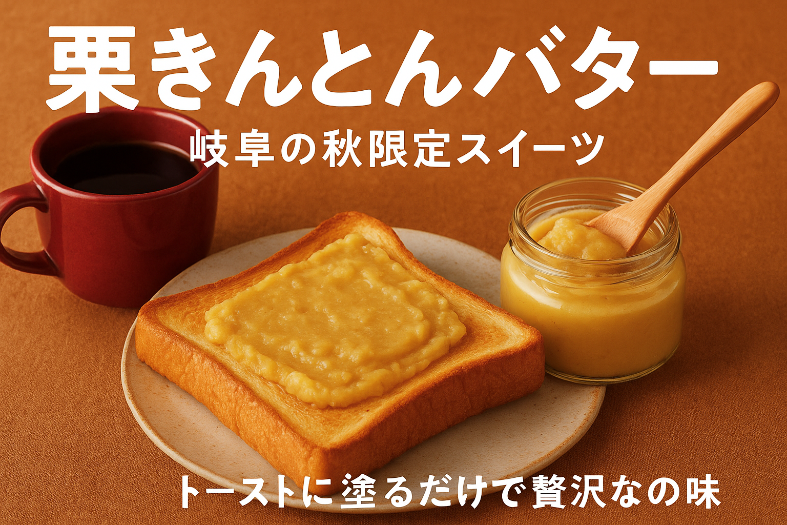 栗きんとんバターをトーストに塗って味わう岐阜の秋限定スイーツ｜話題のお取り寄せスプレッド