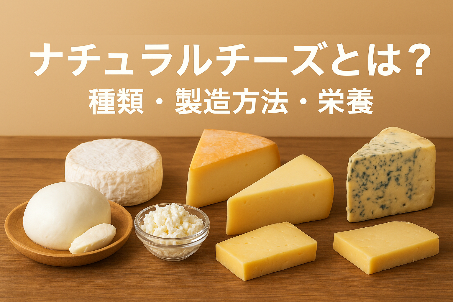 ナチュラルチーズの種類と特徴