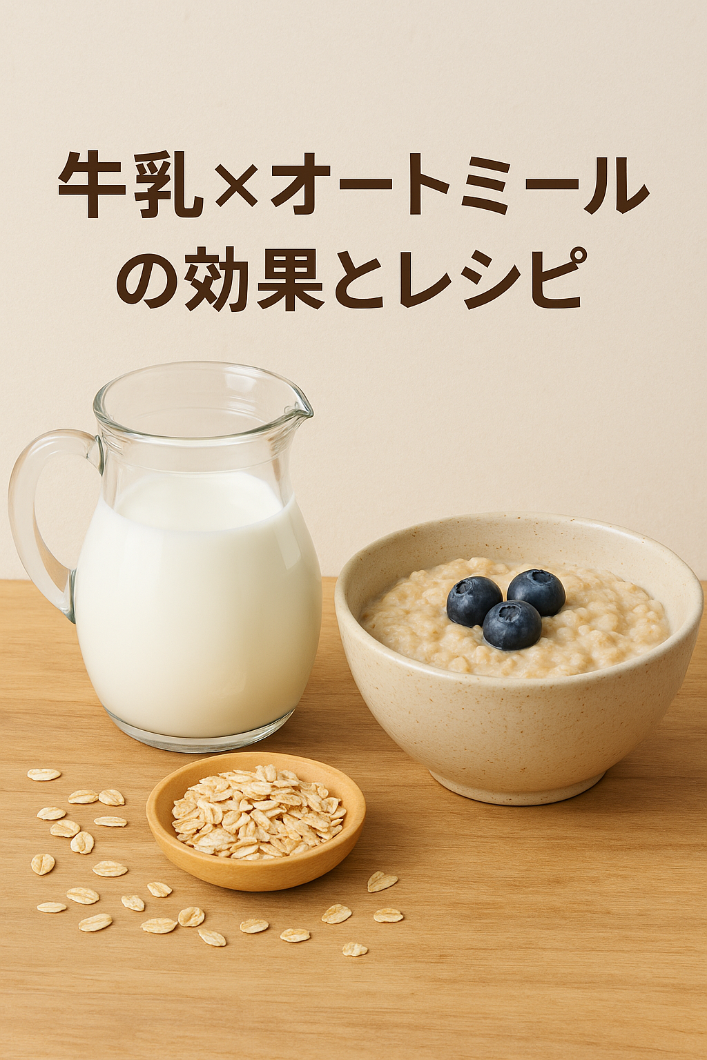 牛乳とオートミールの朝食レシピ｜ダイエット・腸活に効果的な組み合わせ