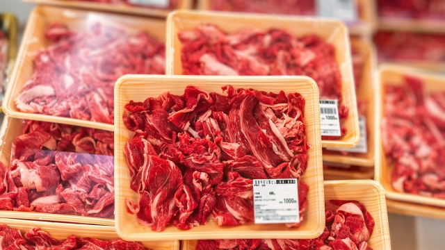 牛肉パック スーパーマーケットで販売される新鮮な国産牛肉