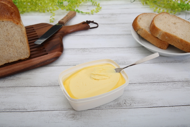 バター　乳製品の定番食材とコクのある風味