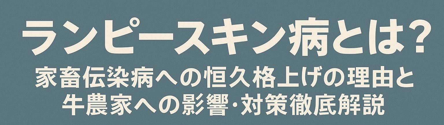 ランピースキン病の牛の皮膚結節症状