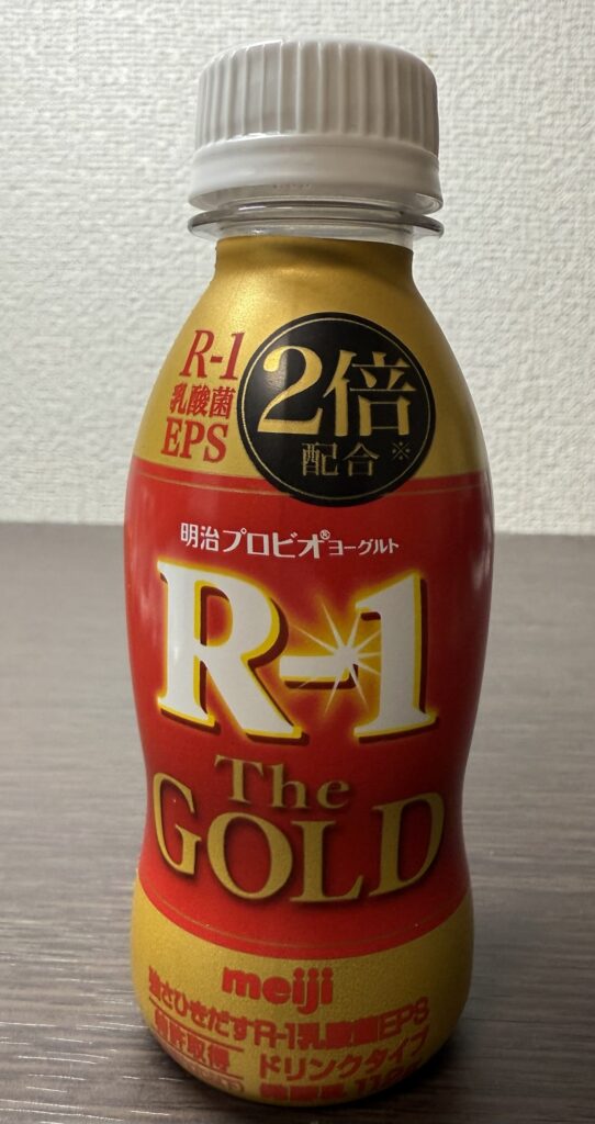 明治プロビオヨーグルトR-1 The GOLDのパッケージ画像