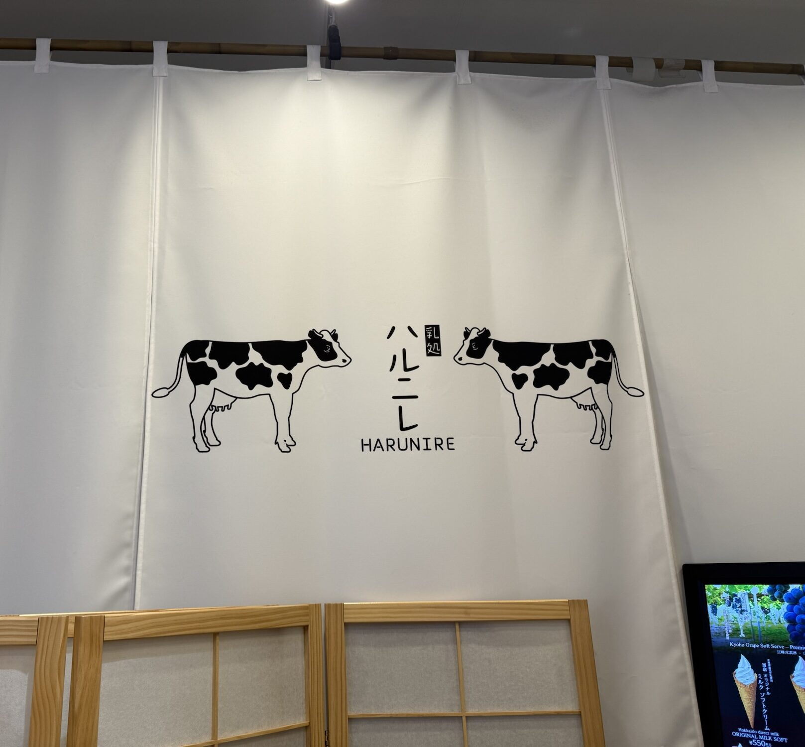 豊洲ハルニレ_北海道直送ミルクのソフトクリーム