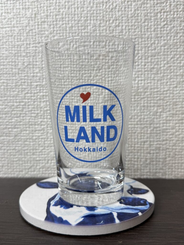 ミルクランド北海道の購入グラス写真