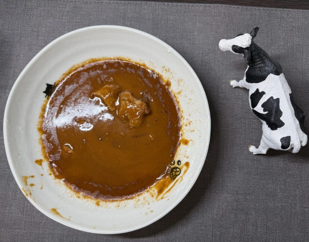 無印良品バターチキンカレーの中身写真