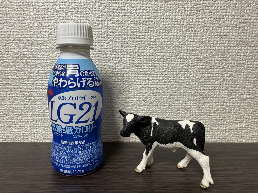 明治プロビオヨーグルトLG21ドリンクタイプ低糖・低カロリーのパッケージ写真