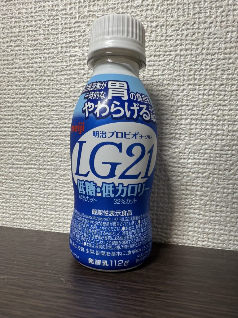 明治プロビオヨーグルトLG21ドリンクタイプのパッケージ写真