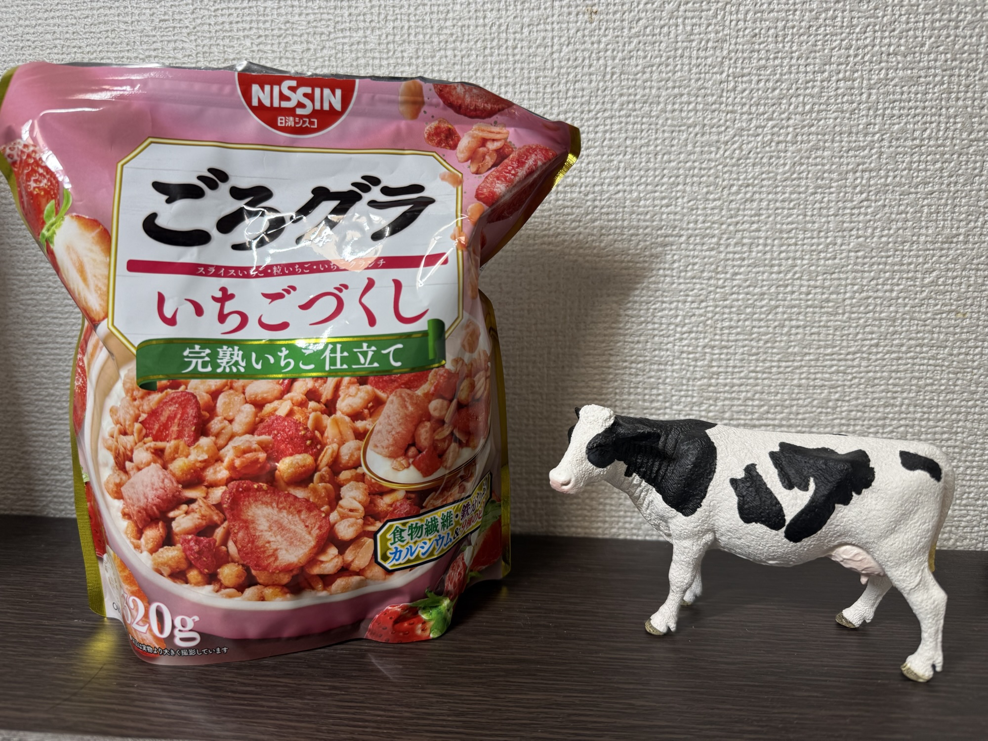 ごろっとグラノーラ いちごづくし 実食レビュー カロリー 栄養成分