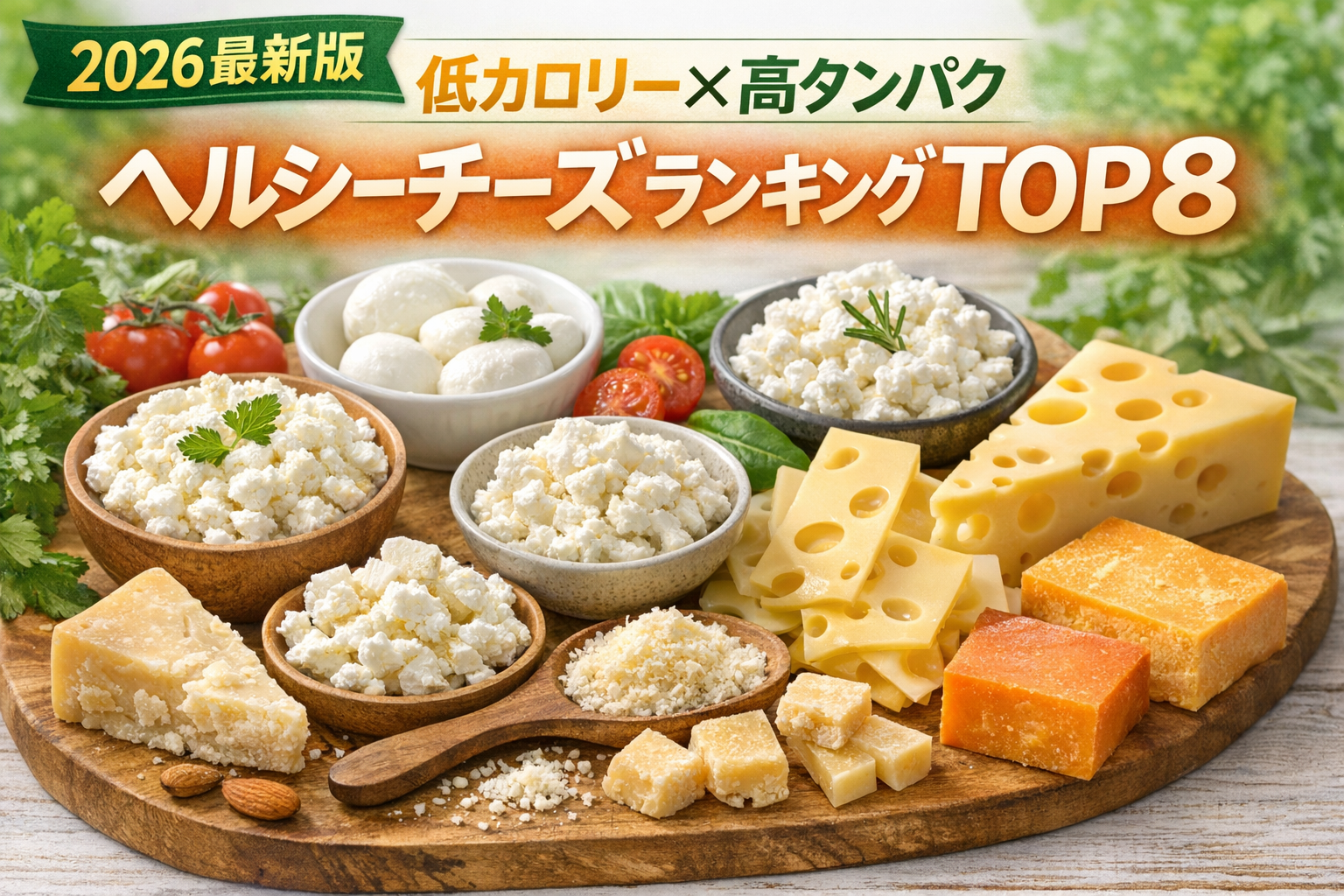ヘルシーなチーズランキングTOP8｜低カロリー×高タンパク