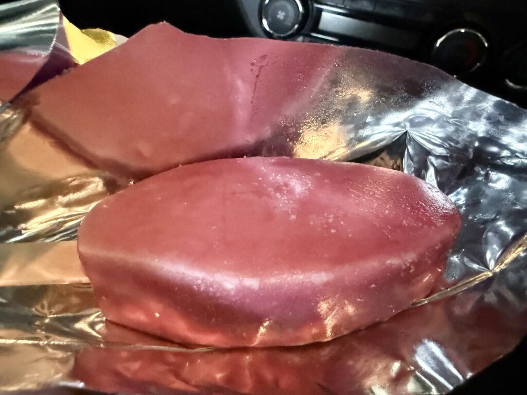 明治ブルガリア フローズンヨーグルトデザート ブルーベリー 中身 ブルーベリー層