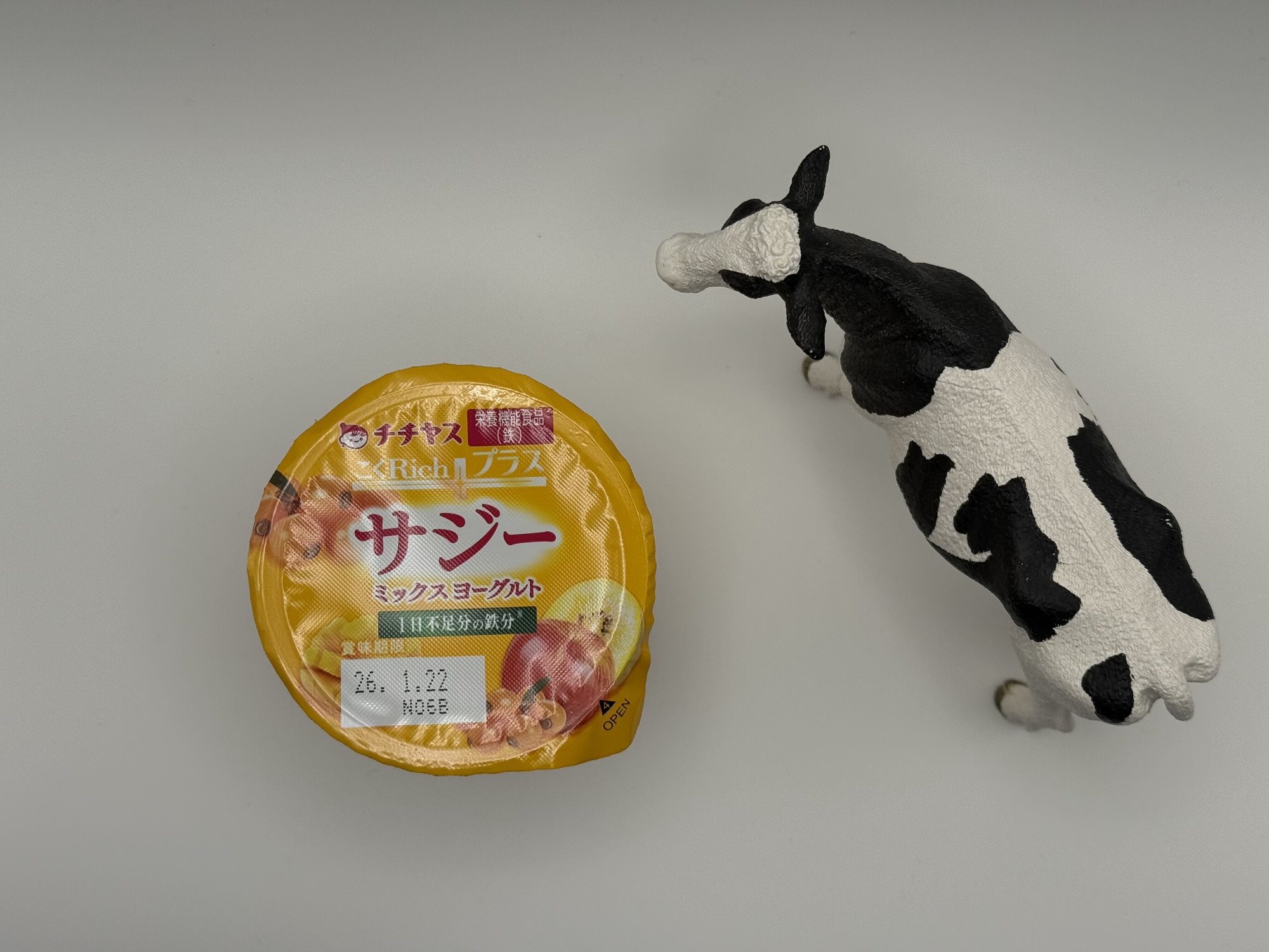 チチヤス こくRichプラス サジーミックスヨーグルト 鉄分4mg配合の濃厚ヨーグルト