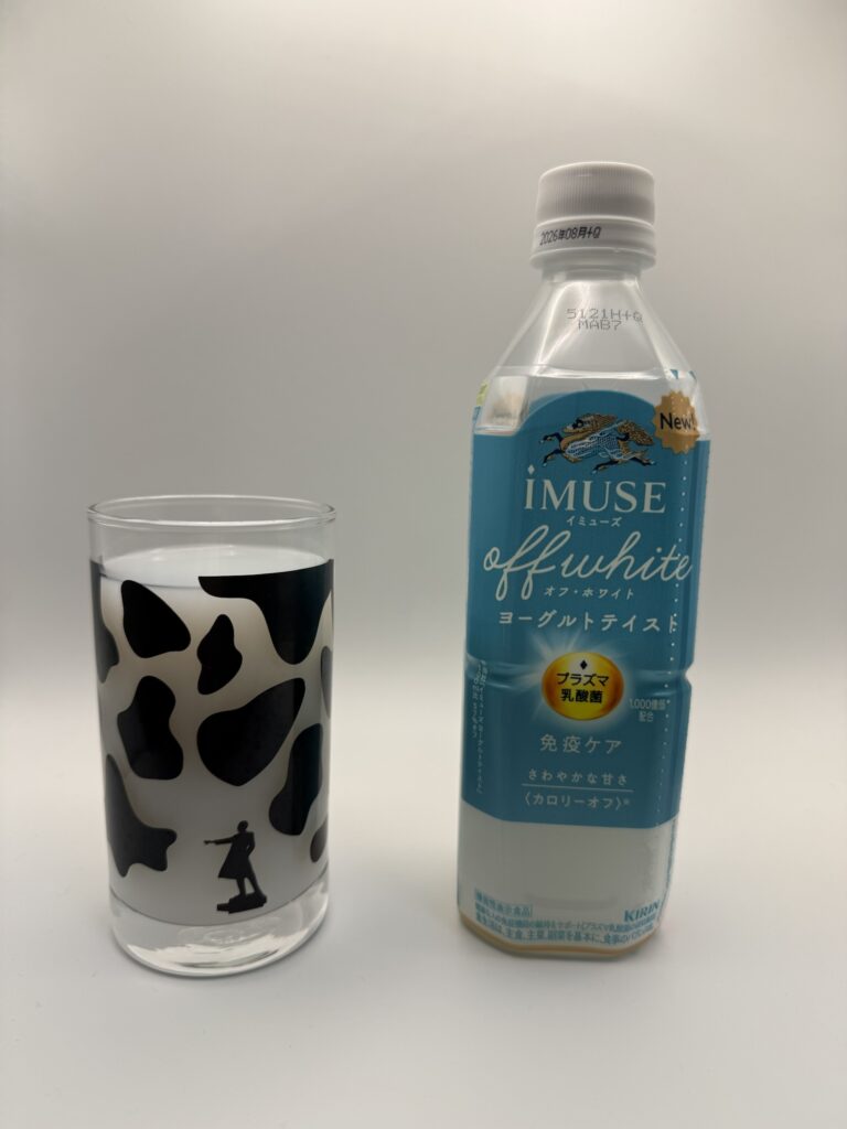 iMUSEオフホワイトヨーグルトテイストのパッケージ